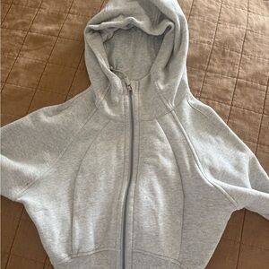 Lululemon cropped Scuba full zip hoodie